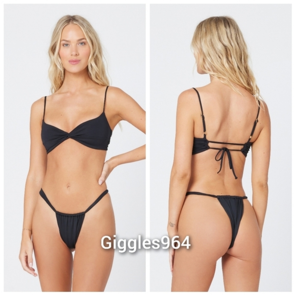 L*Space Ringo Gina Bikini Set Black